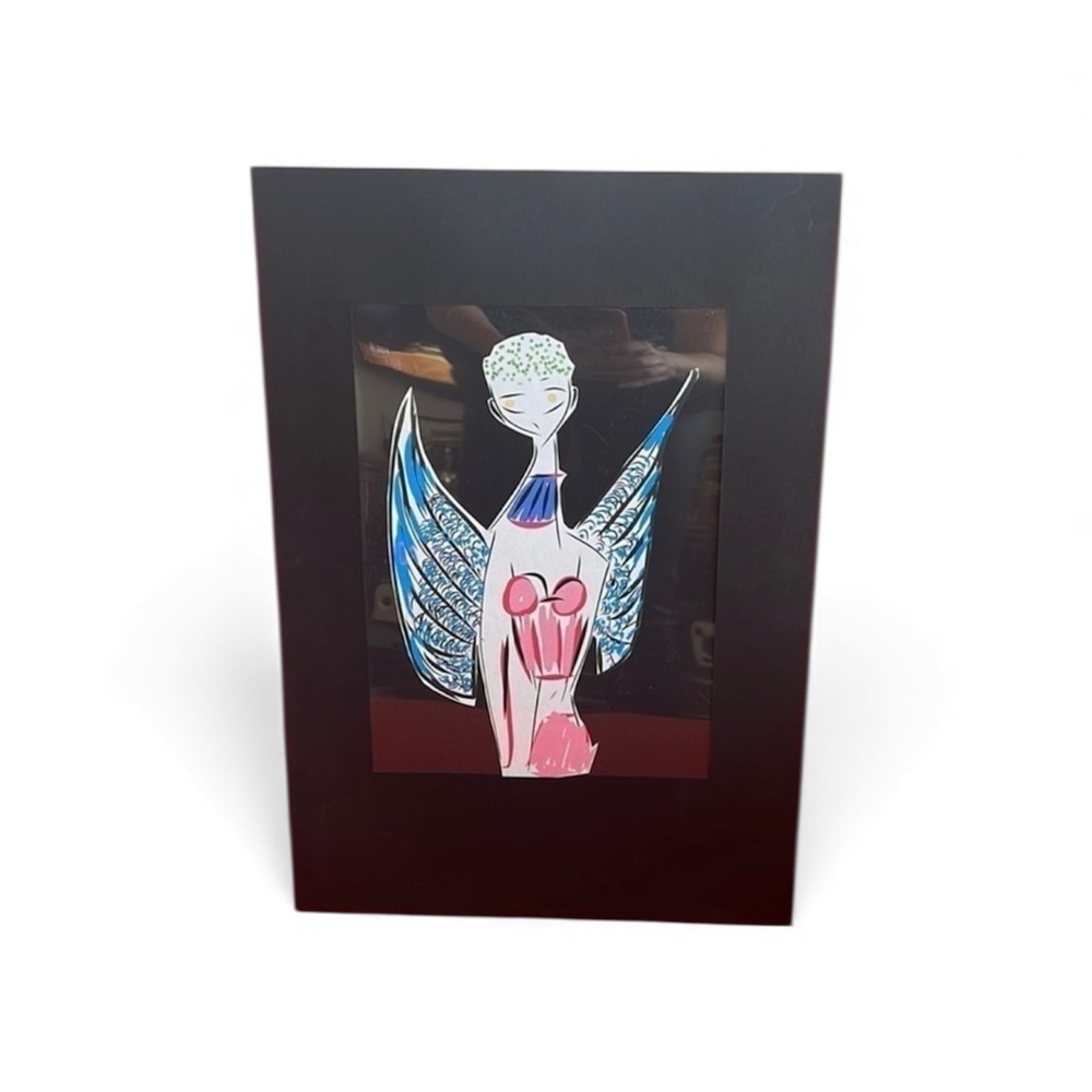 Title “Spring Angel “Hand crafted hand made by me Digital book illustration